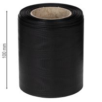 položky Černá věncová stuha 100mm 25m - smuteční stuha, mašle, ozdobná stuha, květinářské potřeby