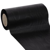 položky Černá věncová stuha 200 mm 25 m pro pohřební květinářství, odolná vůči povětrnostním vlivům a tisknutelná
