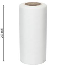 položky Bílá věncová stuha, šířka 200 mm, role 25 m, smuteční stuha, stuha na mašle, ozdobná stuha pro pohřební květinářství a příležitosti