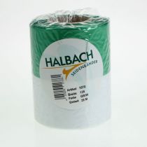 položky Věnečná stuha Moaré 125 mm x 25 m v zelené a bílé barvě, taftově tkaná stuha, národní stuha, ozdobná stuha