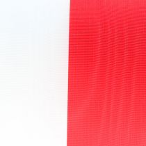 položky Stuhy do věnců moaré bílo-červené 150 mm