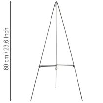 položky Tmavě zelený stojan na věnce – pro menší věnce do průměru 50 cm
