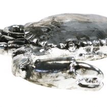 položky Dekorativní krab, starožitné stříbro, 12 cm