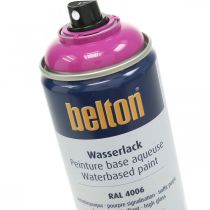 Bezplatná barva na vodní bázi Belton růžová provozně fialová ve spreji s vysokým leskem 400 ml