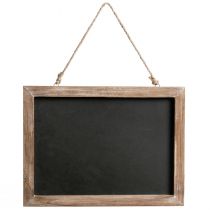 položky Tabule na zavěšení vintage dřevěná tabule natural 40×30cm