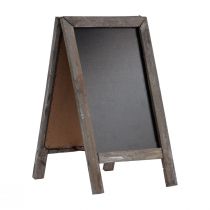 položky Tabule dvojitá deska dřevěná deska vintage stojan 18x32cm