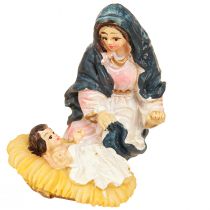 položky Sada betlémů 11 barevných ručně malovaných figurek 3,5-9,5 cm