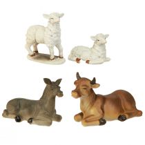 položky Figurky betlémů zvířátka na vánoční betlém set 6-11cm 4 ks