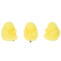 položky Dekorativní kuřátka, ideální pro velikonoční oslavy v obývacím pokoji nebo na zahradě, 7 cm, 6 kusů