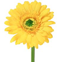 položky Umělé květiny Gerbera Sun Yellow Garden Flower 47cm
