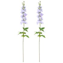 položky Umělé květiny Delphinium světle fialové na stonku 90cm 2ks