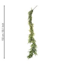 položky Girlanda z umělého eukalyptu, dekorativní girlanda, zelená, 150 cm