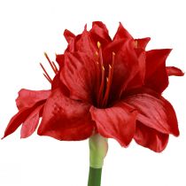 Umělé vánoční květiny Amaryllis Červené umělé květiny L40cm