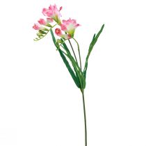 položky Umělé zahradní květiny Freesia Pink 58cm