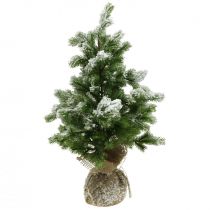Umělý mini vánoční stromeček v pytli Snowy Ø32cm H55cm