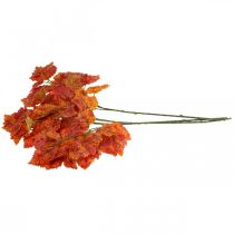 položky Umělé vinné listy Červená Oranžová Zelená Umělé rostliny 63cm 3ks