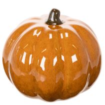 položky Keramická dýňová LED halloweenská dekorace malá 10 cm