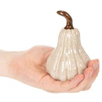 položky Dekorativní keramická dýně, podzimní dekorace na stůl, 12 cm