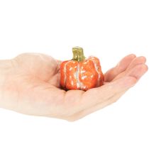 položky Sada dýní: Malé dekorativní dýně pro podzimní dekoraci, 5 cm, 3 kusy