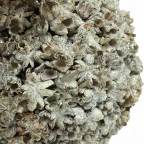 položky Vánoční koule bílá Vánoční ozdoby na stromeček sněhová koule Ø12cm