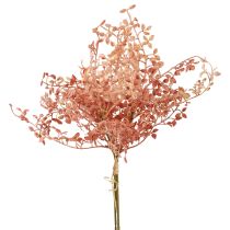 Dekorace umělé květiny, ozdobné větve, ozdoba větve růžová 44cm 3ks