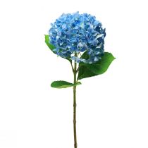 položky Dekorace umělé květiny hortenzie umělá modrá 69cm