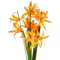 Umělé květiny Nerine Orange Guernsey Lilie Podzimní květiny 48cm