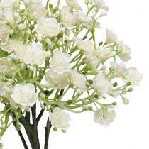 položky Gypsophila umělé květiny sádra bylina bílá L30cm 6 kusů v svazku