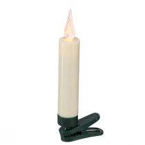 položky LED svíčky na stromeček bateriový dálkový třpyt 10 LED H10cm