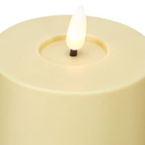 položky LED svíčka Venkovní časovač Flame Effect Zelená Béžová V12cm