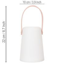 položky Lampa s rukojetí, přenosné LED světlo pro venkovní i vnitřní použití, 22 cm, 3 kusy