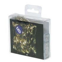 položky LED světýlka, 20 kusů, vnitřní, 2 m, teplá bílá, časovač, na baterie