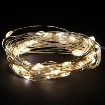 položky LED světýlka s 40 mikroLED diodami, teplá bílá, časovač na baterie, 6 kusů