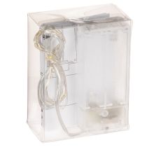 položky Bateriové řetězové světelné řetězy pro vnitřní použití, teplá bílá, 10 LED diod, délka 1 m, 6 kusů