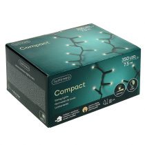 položky LED rýžový světelný řetěz 350 zelená, teplá bílá pro venkovní 7,5m