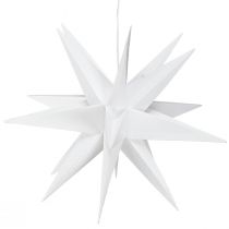 položky LED star 3D bílý časovač baterie vnější Ø30cm H74cm