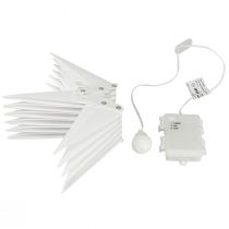 položky LED star 3D bílý časovač baterie vnější Ø30cm H74cm