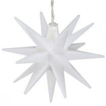 položky LED hvězda vnější bílé světlo hvězdicová baterie Ø12cm H66cm