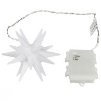 položky LED hvězda vnější bílé světlo hvězdicová baterie Ø12cm H66cm