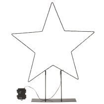 položky LED hvězda stojací 150 Micro LED teplá bílá kovová Ø58cm