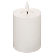 položky LED sloupová svíčka, blikající, s časovačem, Ø7cm, 12cm
