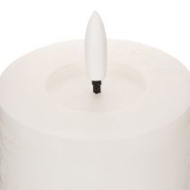 položky LED sloupová svíčka, blikající, s časovačem, Ø7cm, 12cm