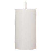 položky LED sloupová svíčka, blikající, s časovačem, Ø7cm, 16cm