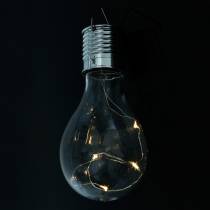 položky Zahradní dekorace solární LED žárovka teplá bílá H15cm 5 ks