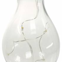 položky Zahradní dekorace solární LED žárovka teplá bílá H15cm 5ks