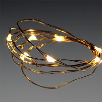 položky LED světelný řetěz 10 kusů na baterie teplá bílá