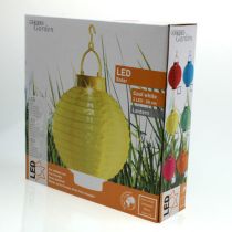 položky Lampion LED se solárním 20cm růžovým