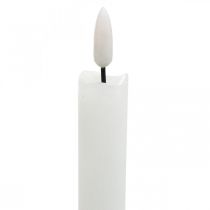 položky LED svíčka vosková stolní svíčka teplá bílá na baterii Ø2cm 24cm 2ks