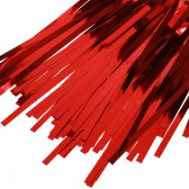 položky Tinsel červený pozlátkový závěs dekorace na dveře závěs 90×200cm 2ks