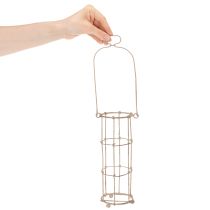 položky Zahradní lucerna, kovová větrná lampa Ø8,5 cm V23/18,5/14,5 cm, sada 3 kusů